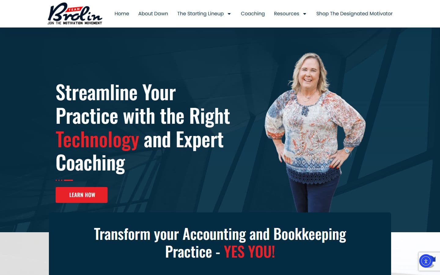 Dawn Brolin homepage preview
