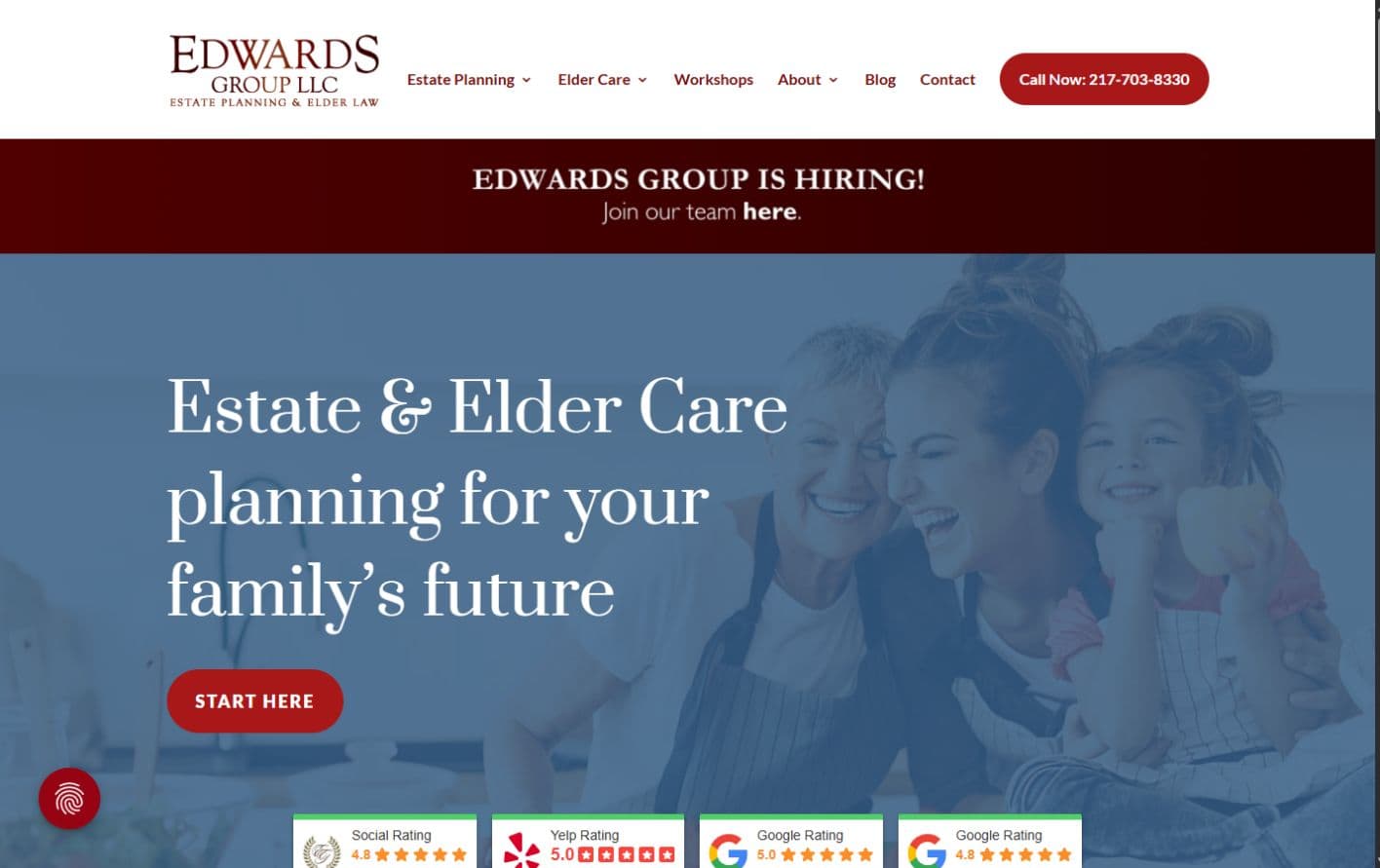 Edwards Group LLC homepage preview