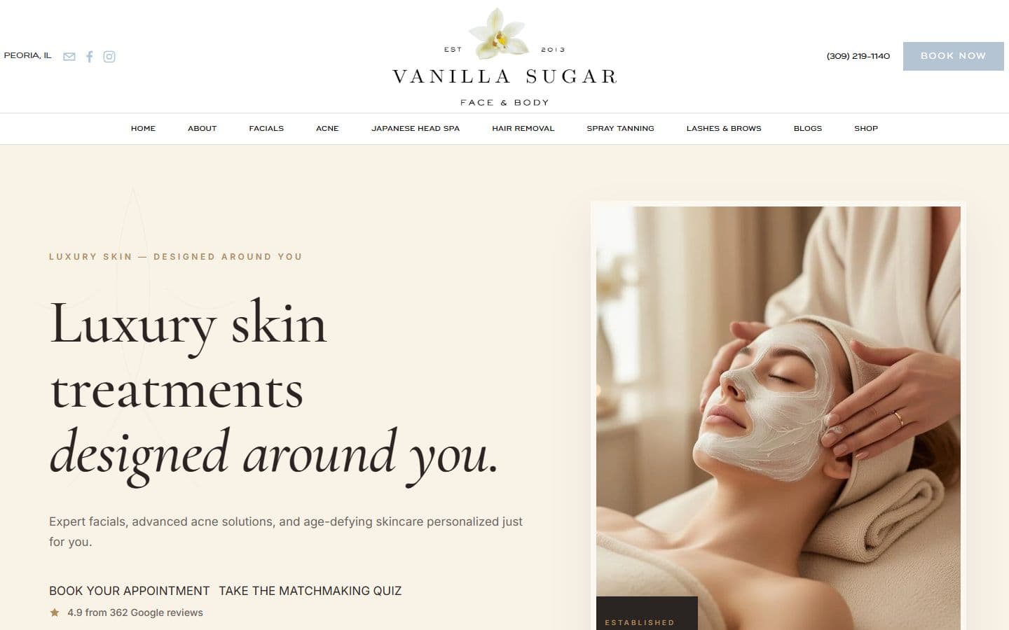 Vanilla Sugar Face & Body homepage preview