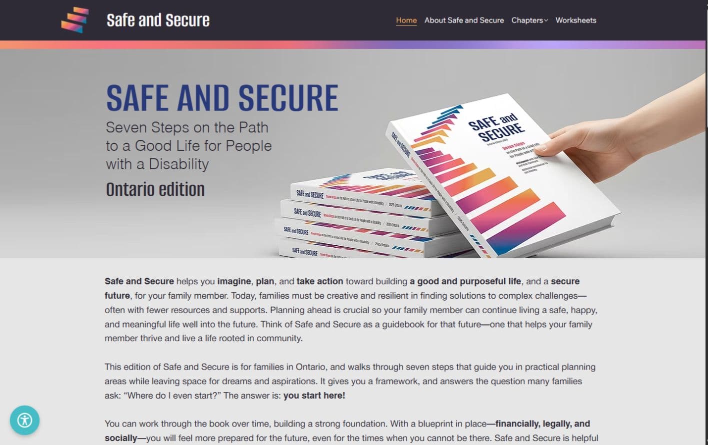 Safe and Secure homepage preview